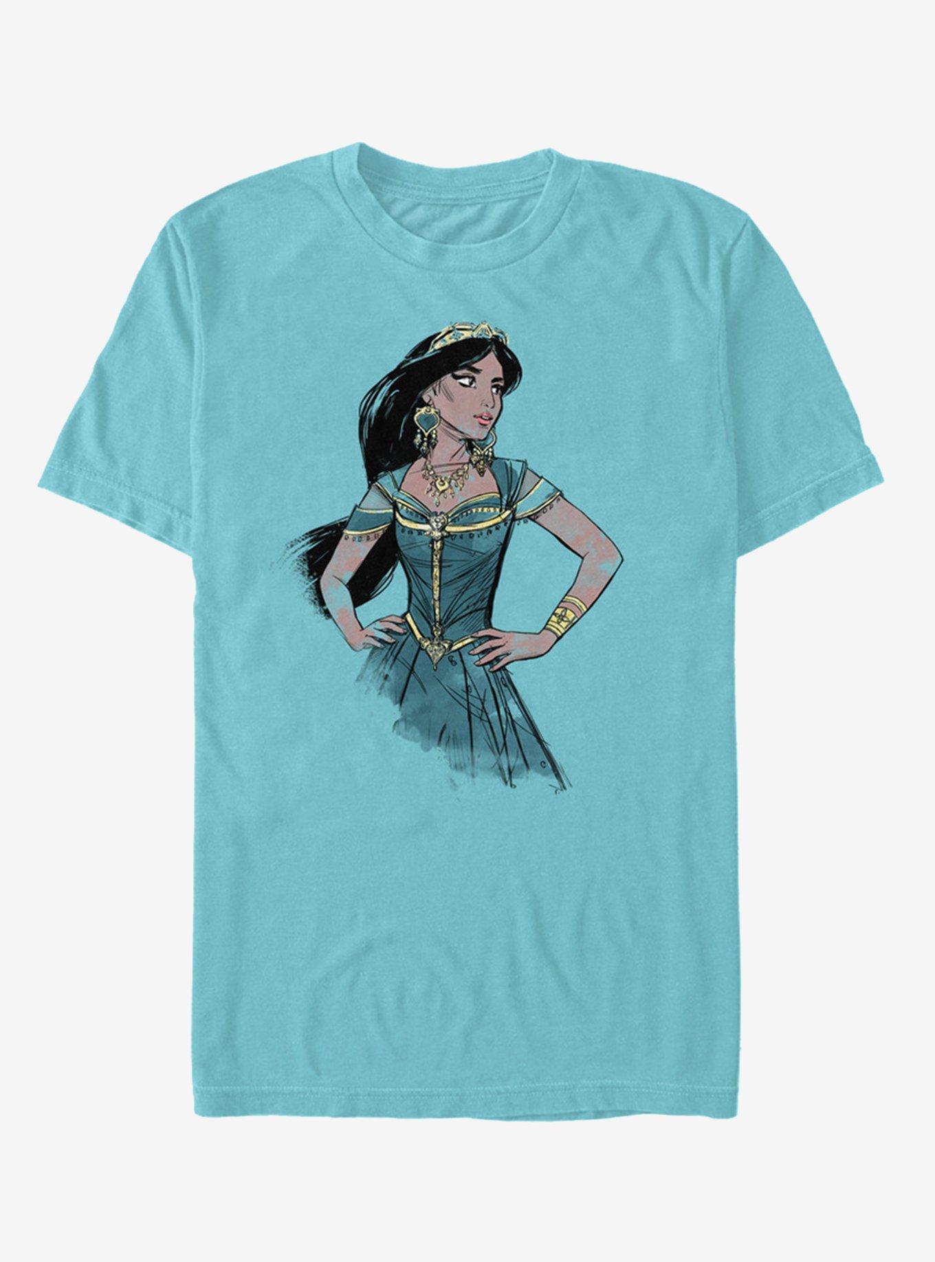 Disney Aladdin 2019 Jasmine Sketch T-Shirt, , hi-res