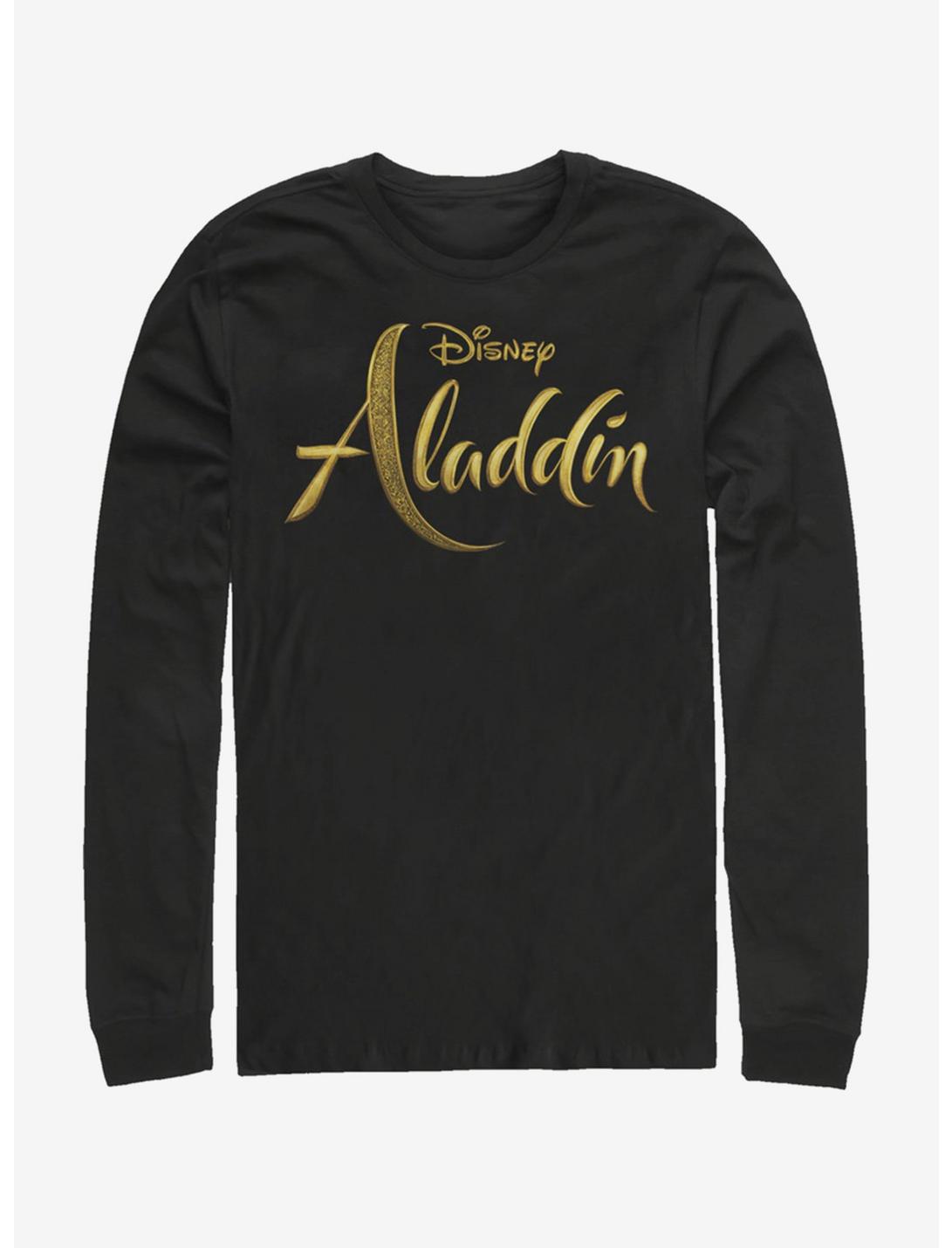 Disney Aladdin 2019 Aladdin Live Action Logo Long Sleeve T-Shirt, BLACK, hi-res