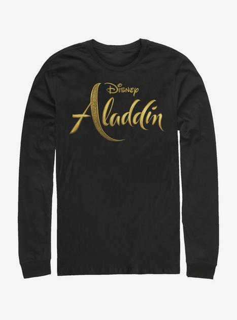Disney Aladdin 2019 Aladdin Live Action Logo Long Sleeve T-Shirt ...