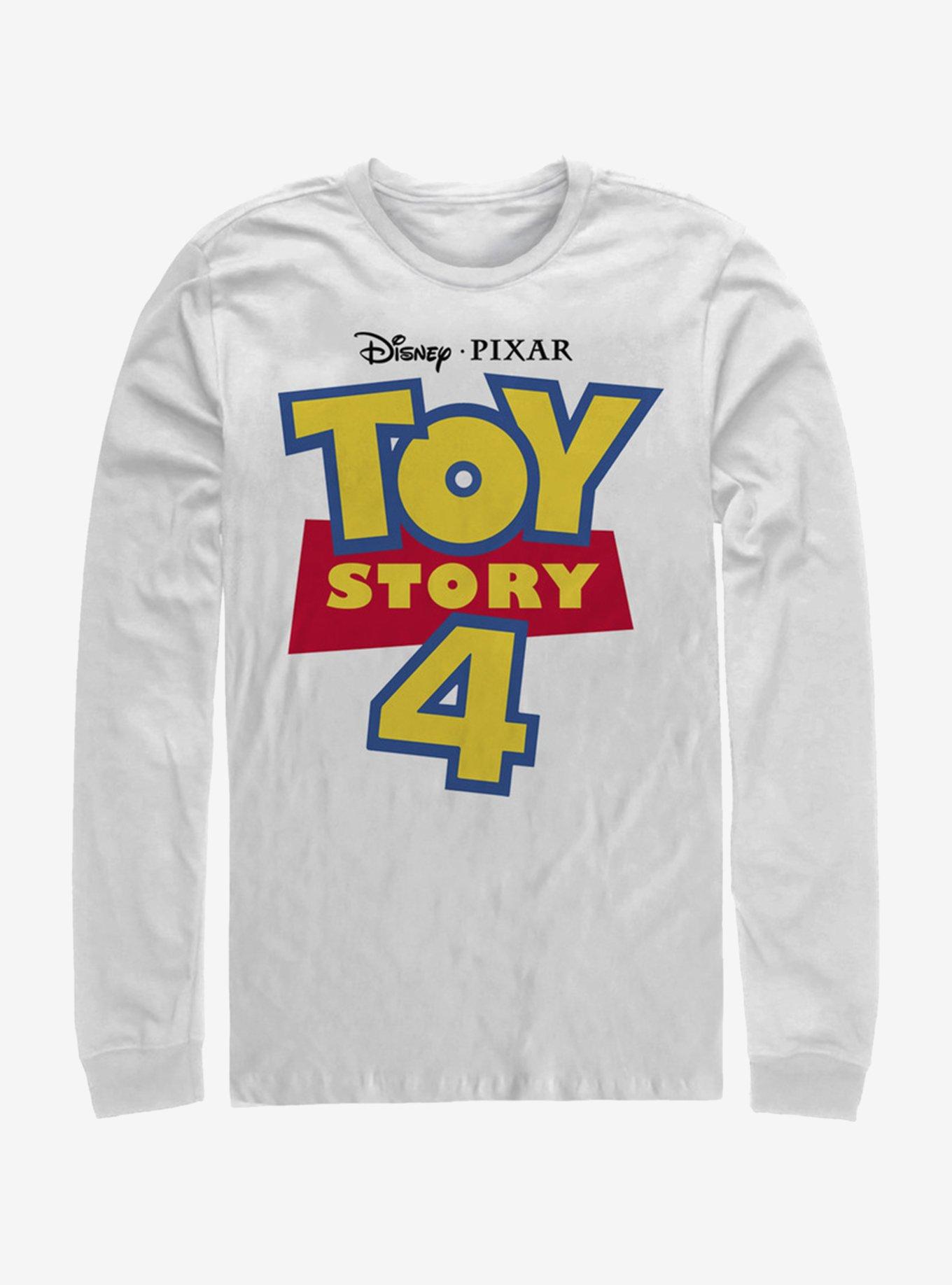 Disney Pixar Toy Story 4 Full Color Logo Long Sleeve T-Shirt, , hi-res