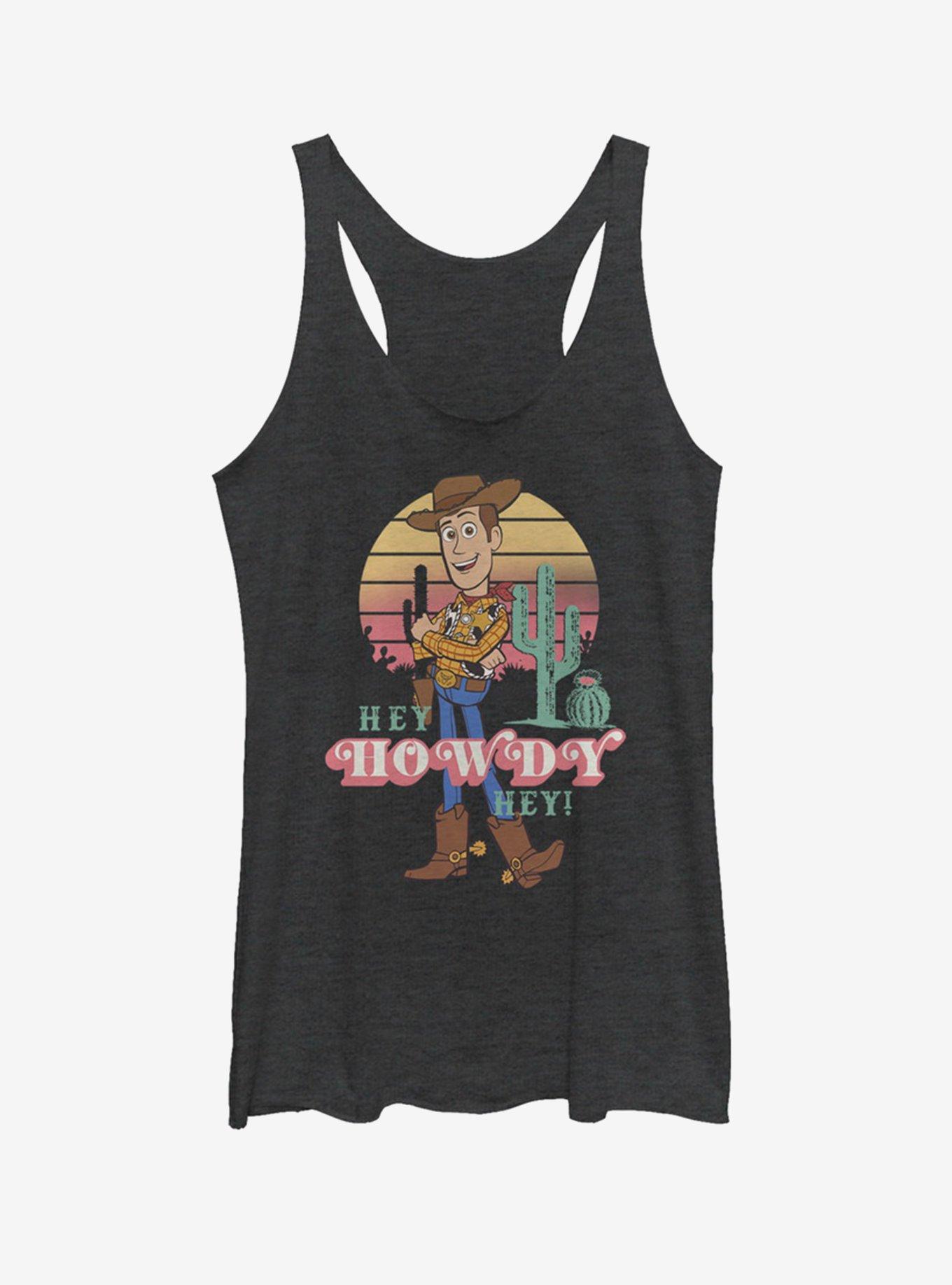 Disney Pixar Toy Story 4 Hey Howdy Womens Tank, BLK HTR, hi-res