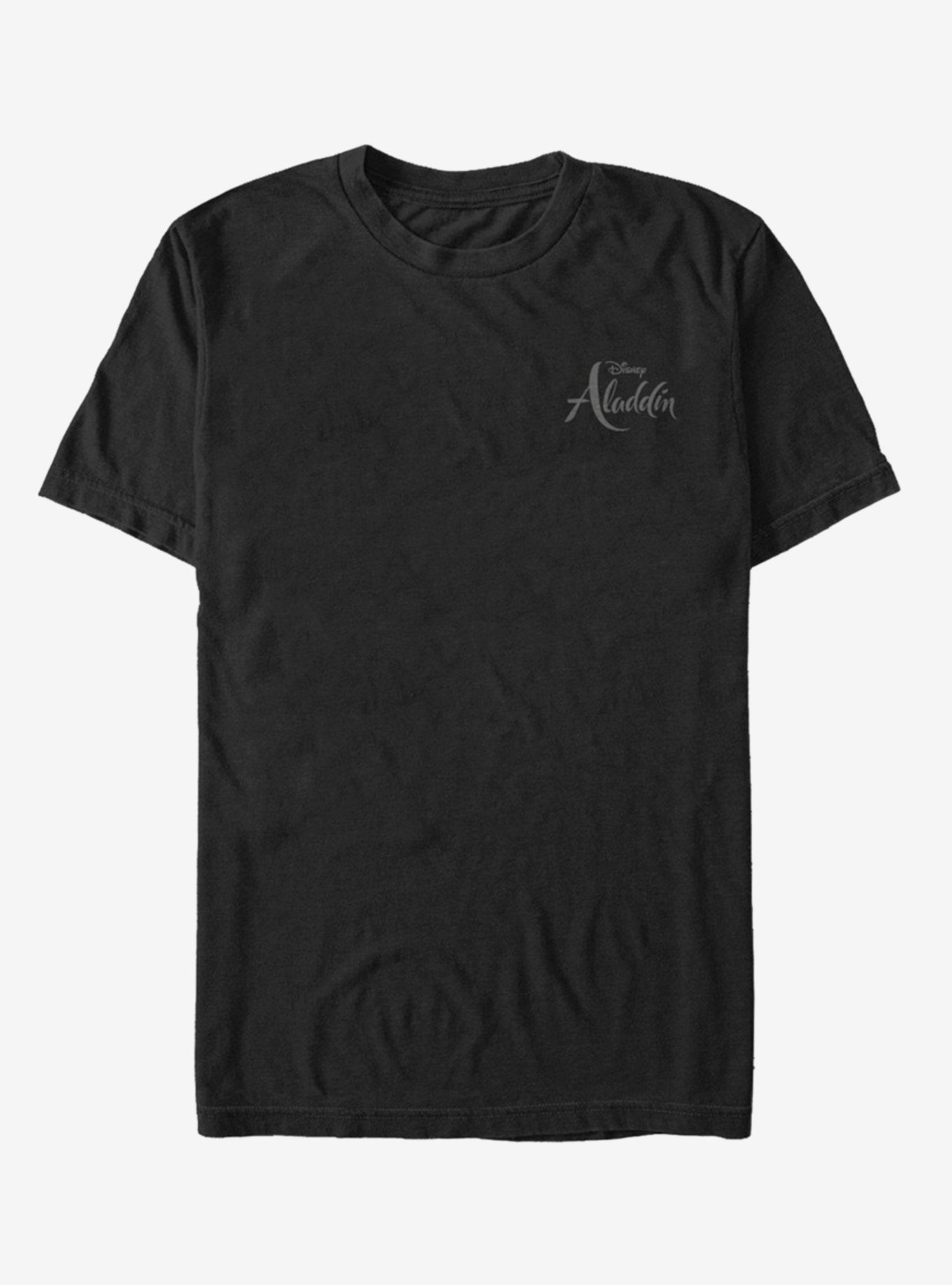 Disney Aladdin 2019 Genie Lamp Pattern T-Shirt, BLACK, hi-res