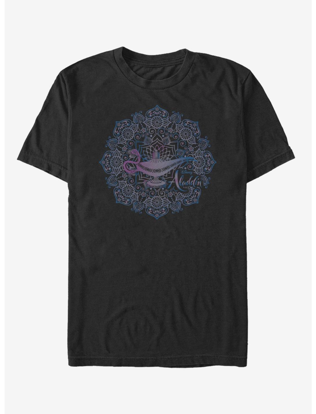 Disney Aladdin 2019 Lamp Mandala T-Shirt, BLACK, hi-res