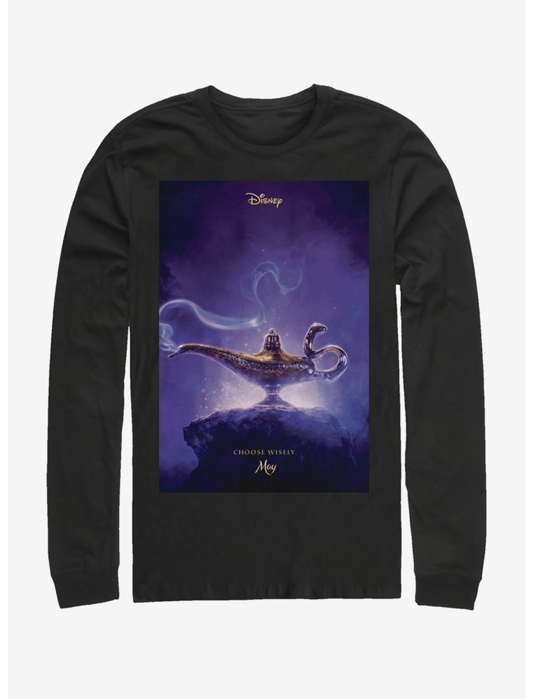 Disney Aladdin 2019 Aladdin Live Action Poster Long Sleeve T-Shirt, BLACK, hi-res