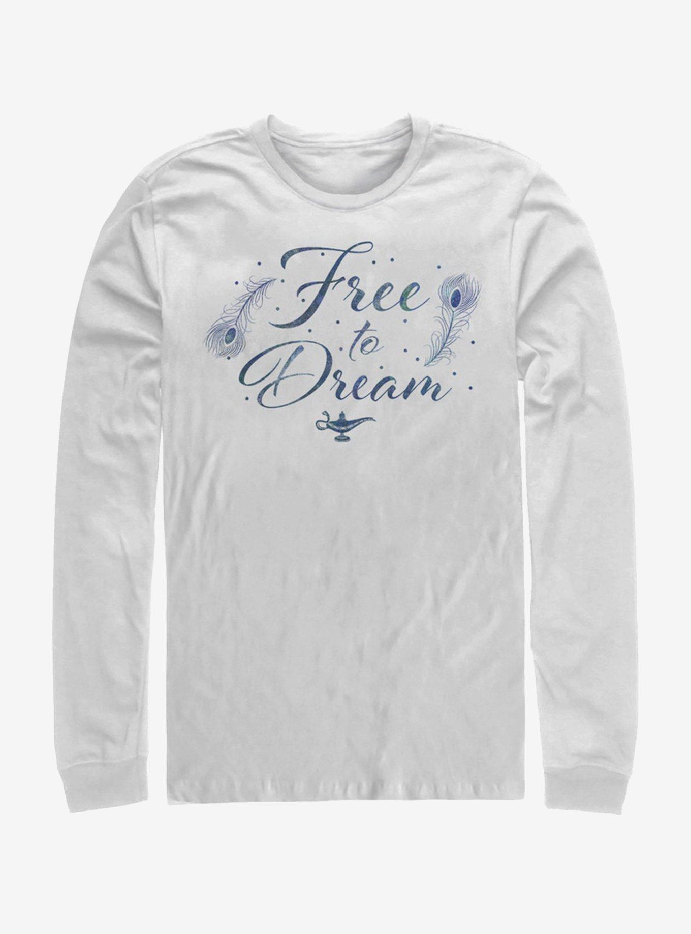 Disney Aladdin 2019 Free To Dream Long Sleeve T-Shirt, , hi-res
