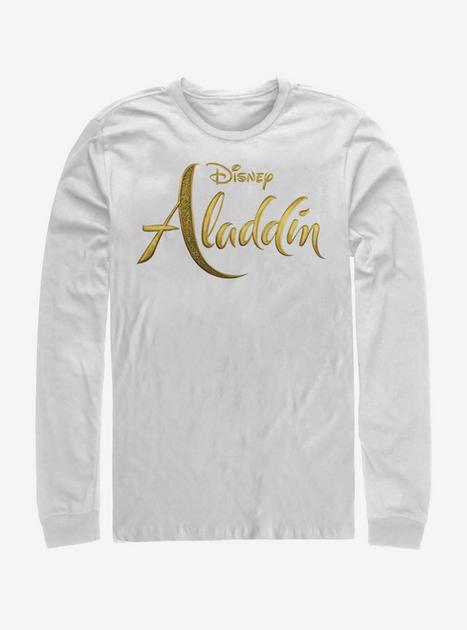 Disney Aladdin 2019 Aladdin Live Action Logo Long Sleeve T-Shirt ...