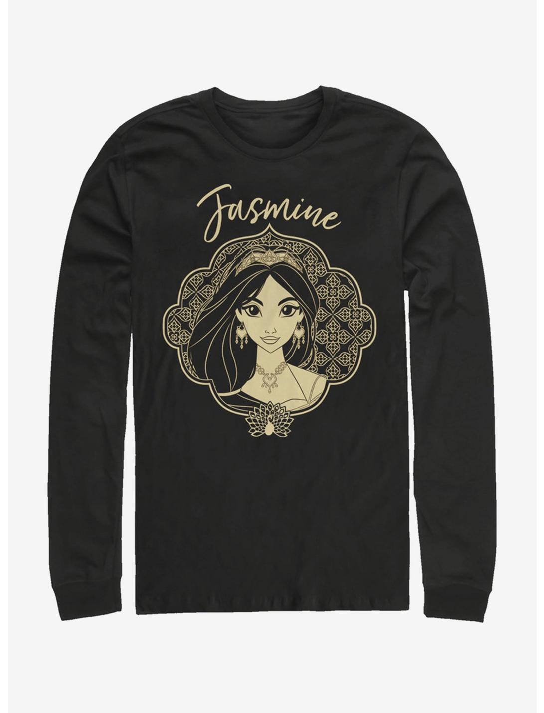 Disney Aladdin 2019 Jasmine Portrait Long Sleeve T-Shirt, BLACK, hi-res