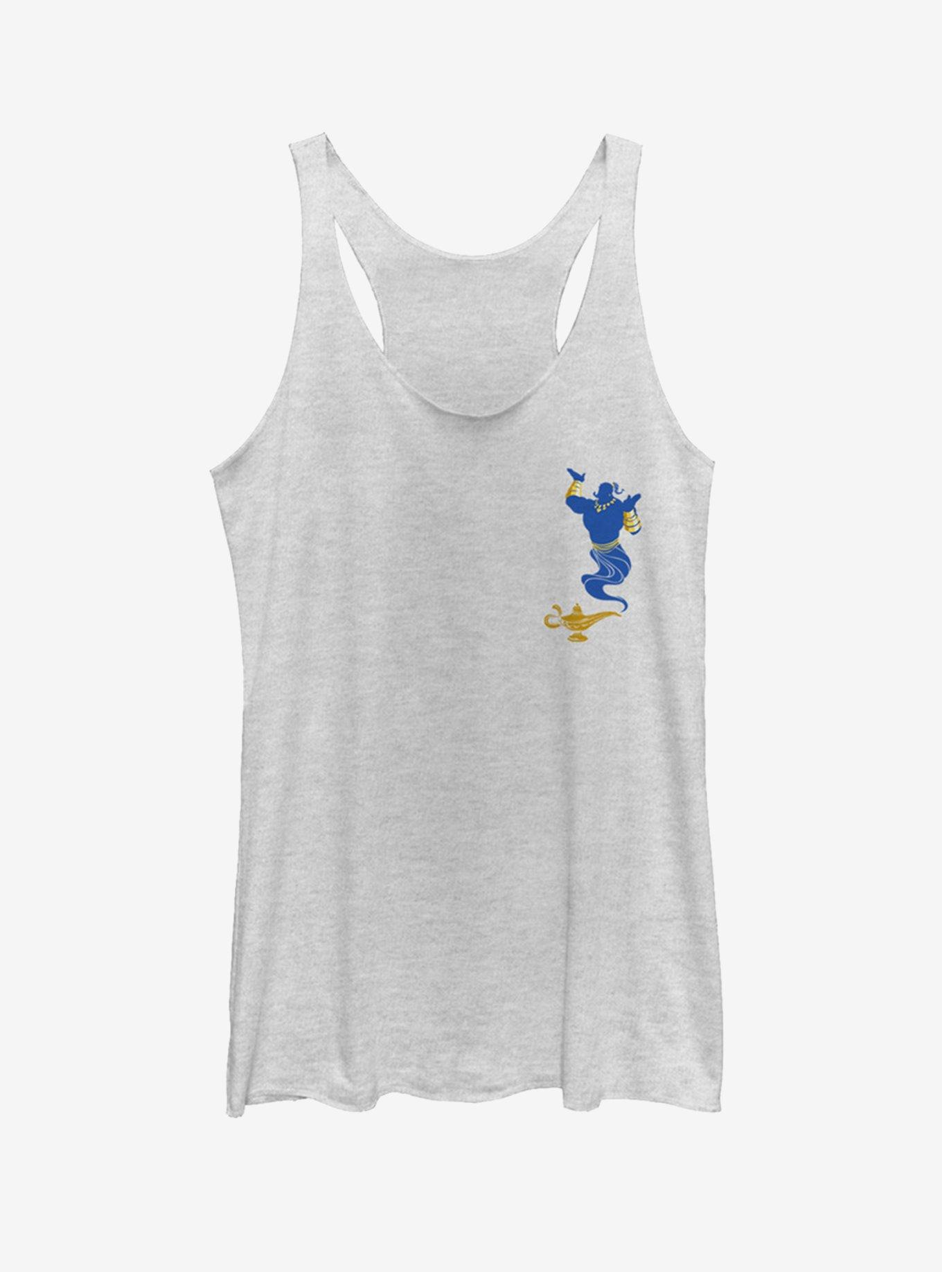 Disney Aladdin 2019 Pocket Lamp Womens Tank, WHITE HTR, hi-res