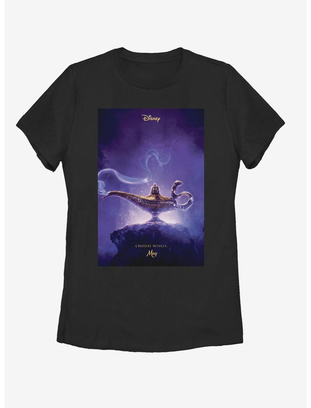 Disney Aladdin 2019 Aladdin Live Action Poster Womens T-Shirt, BLACK, hi-res