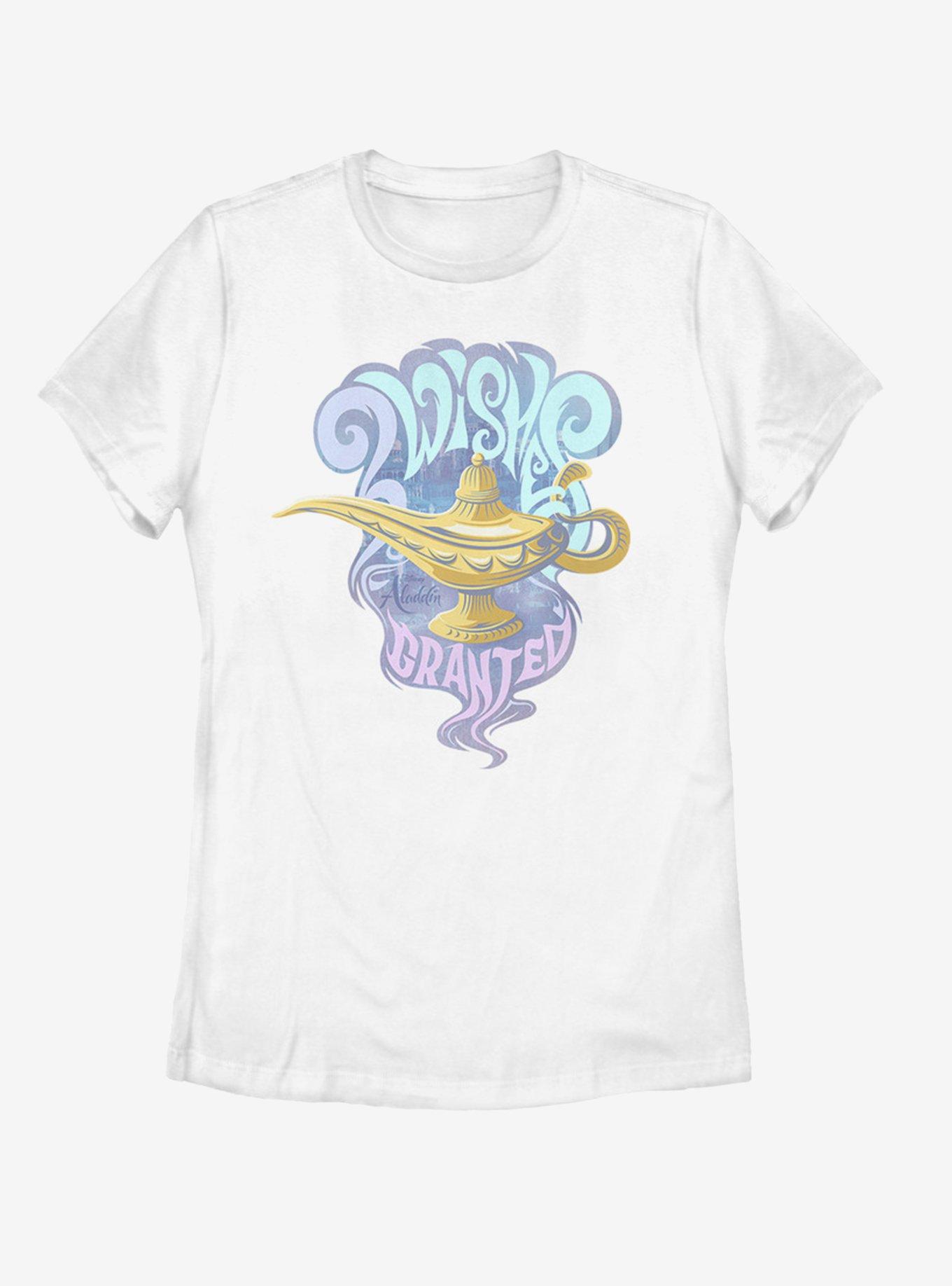 Disney Aladdin 2019 Wishes Granted Womens T-Shirt, WHITE, hi-res