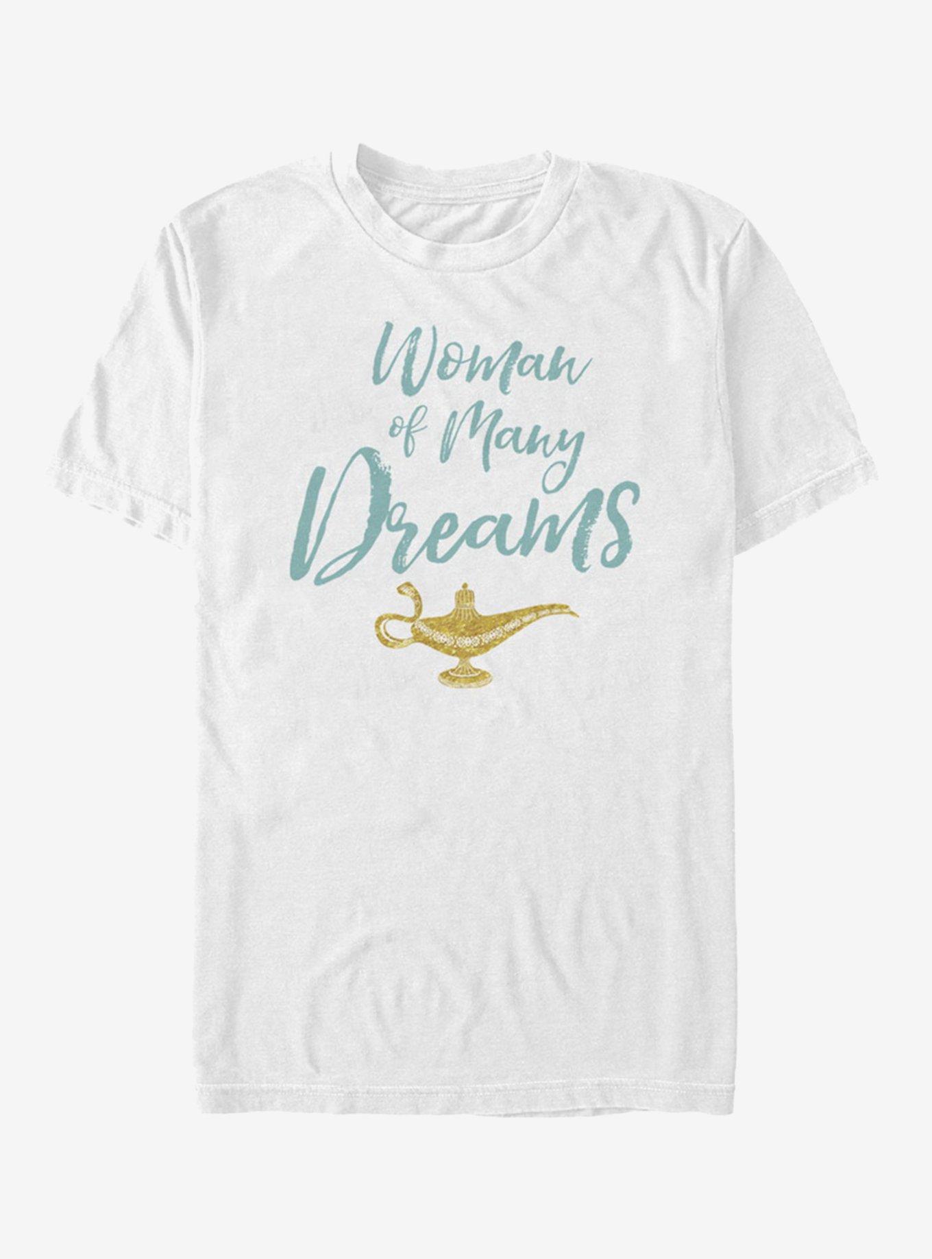 Disney Aladdin 2019 Woman of Many Dreams Cursive T-Shirt, , hi-res