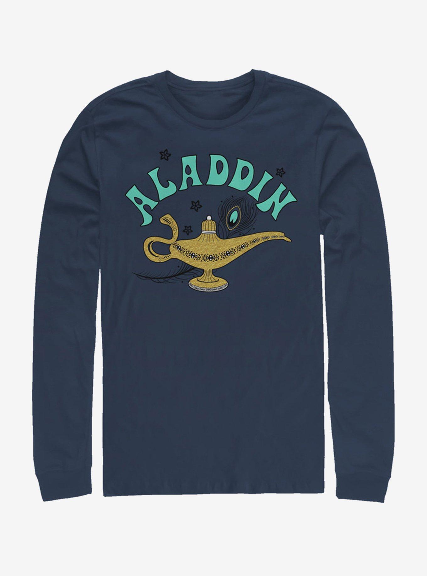 Disney Aladdin 2019 Aladdin Lamp Long Sleeve T-Shirt, NAVY, hi-res