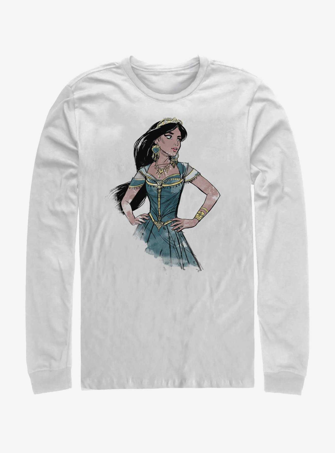 Disney Aladdin 2019 Jasmine Sketch Long Sleeve T-Shirt, , hi-res