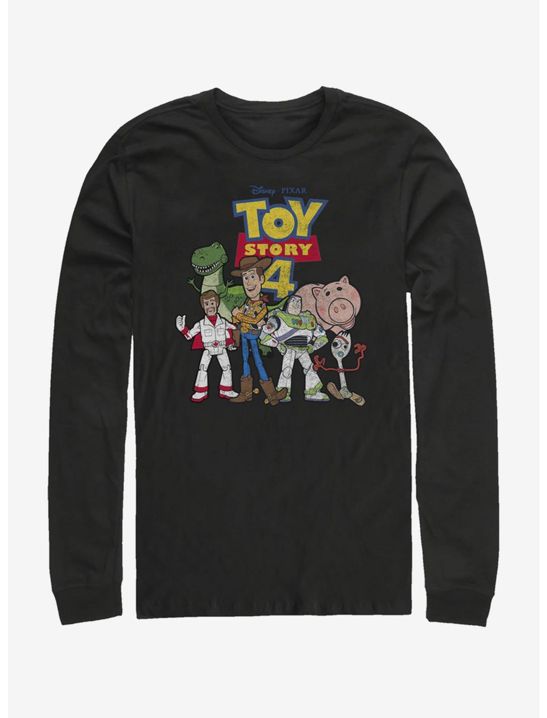 Disney Pixar Toy Story 4 Toy Crew Long Sleeve T-Shirt, BLACK, hi-res
