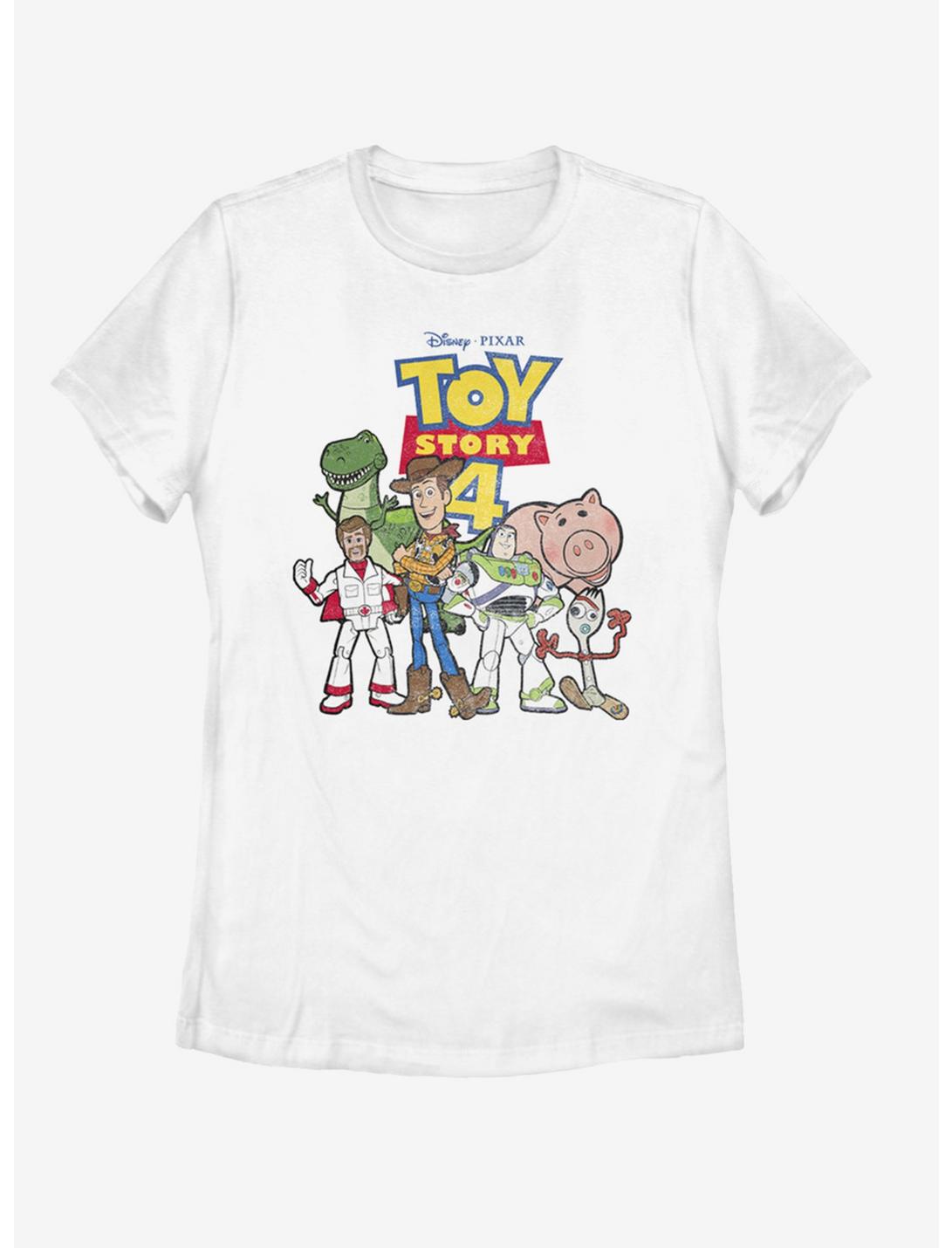 Disney Pixar Toy Story 4 Toy Crew Womens T-Shirt, WHITE, hi-res