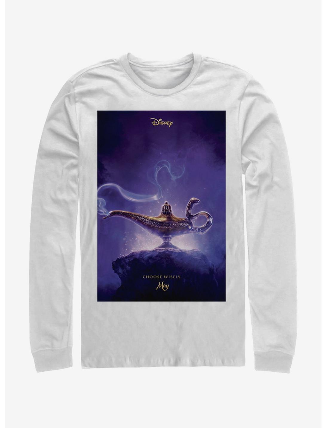 Disney Aladdin 2019 Aladdin Live Action Poster Long Sleeve T-Shirt, WHITE, hi-res