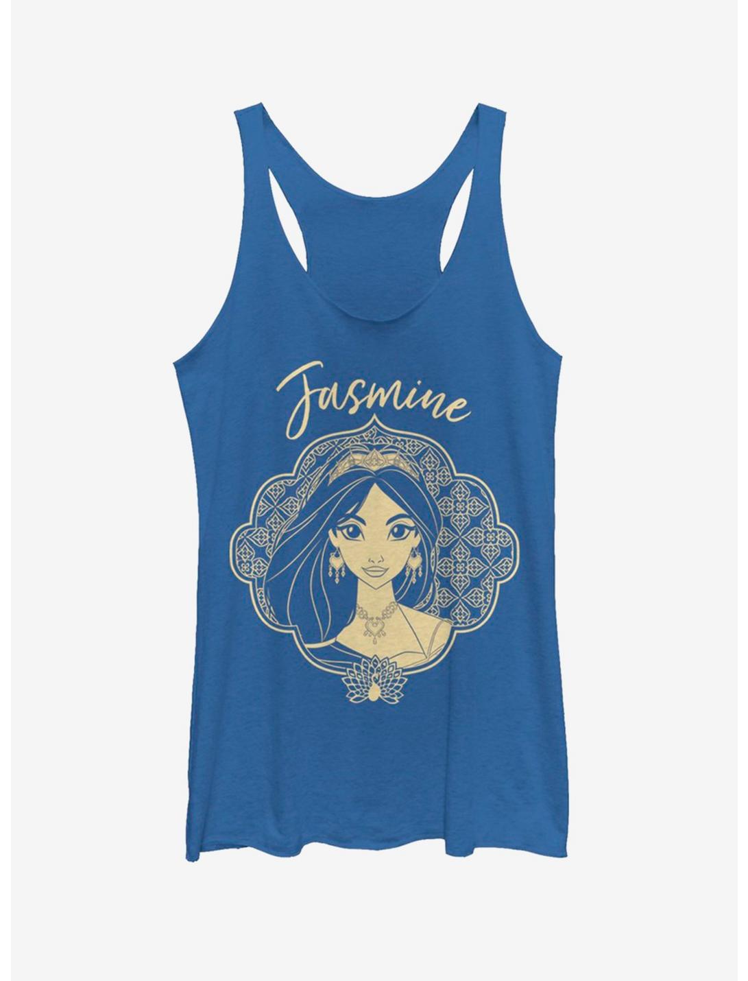 Disney Aladdin 2019 Jasmine Portrait Womens Tank, ROY HTR, hi-res