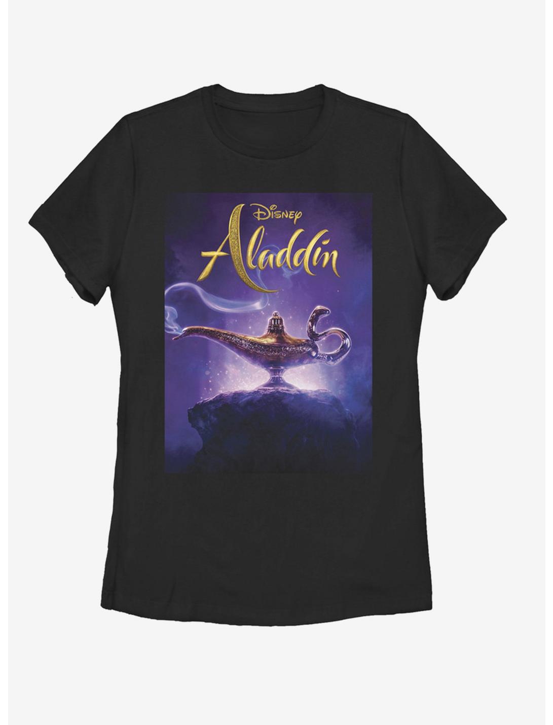 Disney Aladdin 2019 Aladding Live Action Cover Womens T-Shirt, BLACK, hi-res