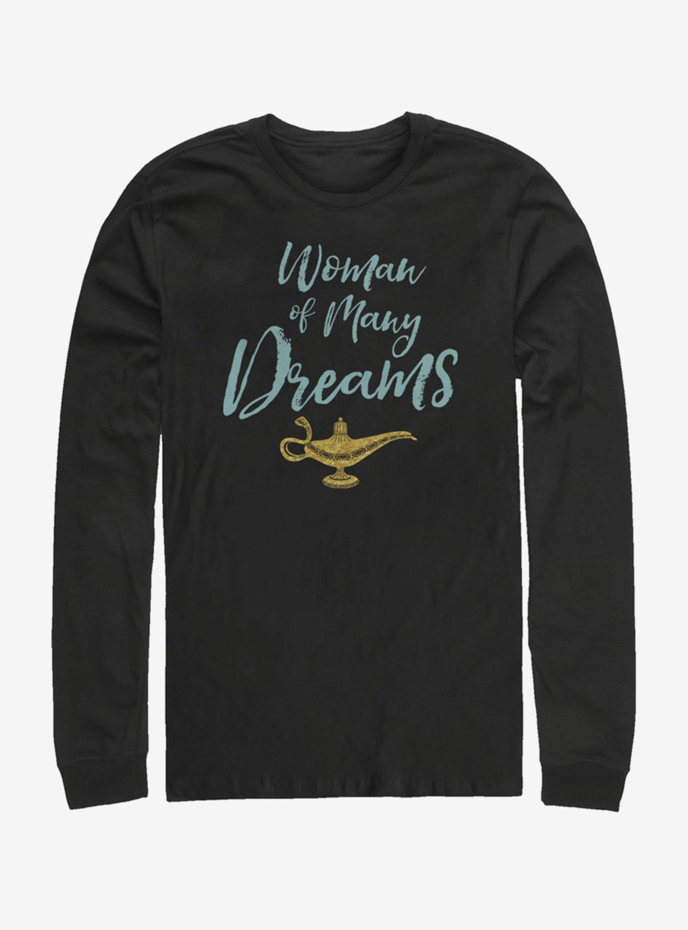 Disney Aladdin 2019 Woman of Many Dreams Cursive Long Sleeve T-Shirt, , hi-res