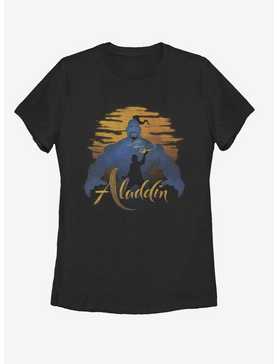Disney Aladdin 2019 Genie Silhouette Womens T-Shirt, , hi-res