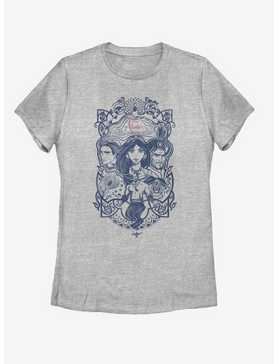 Disney Aladdin 2019 Vintage Aladdin Collage Womens T-Shirt, , hi-res