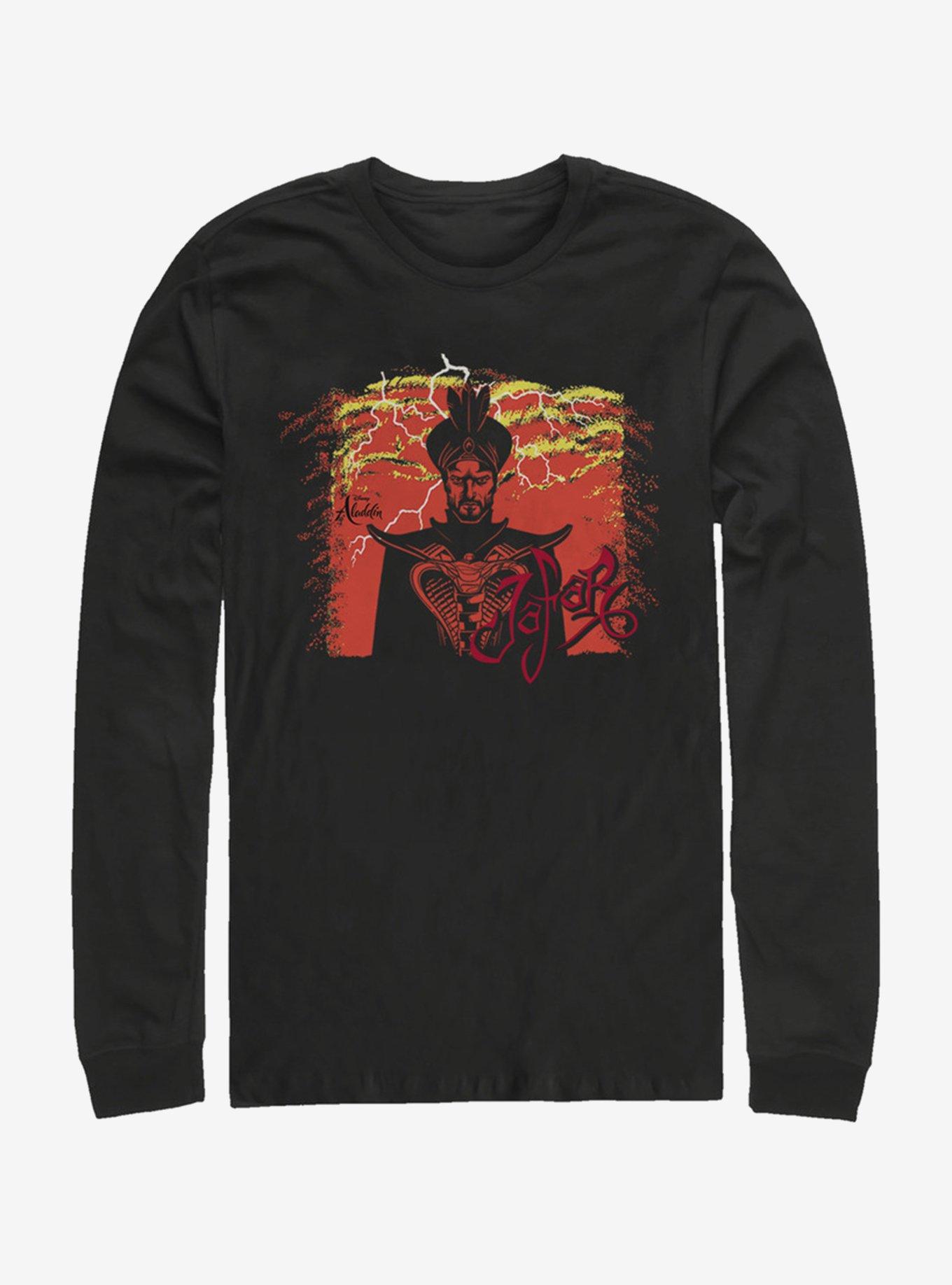 Disney Aladdin 2019 Jafar Long Sleeve T-Shirt, BLACK, hi-res