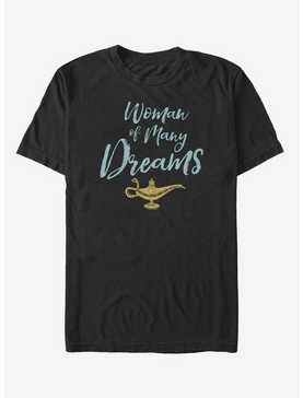 Disney Aladdin 2019 Woman of Many Dreams Cursive  T-Shirt, , hi-res