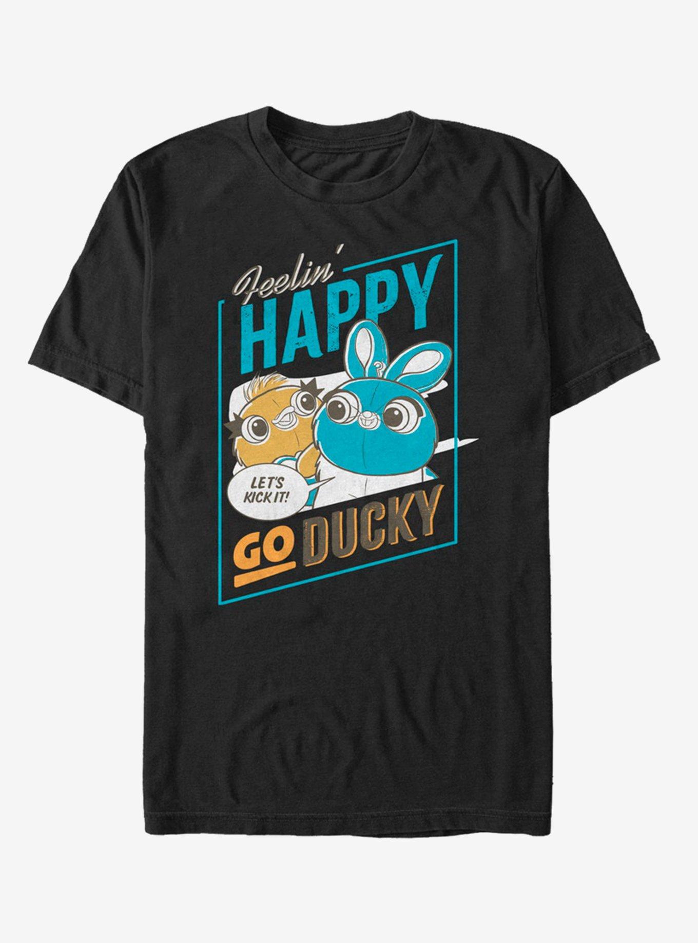 Disney Pixar Toy Story 4 Happy Go Ducky T-Shirt, BLACK, hi-res