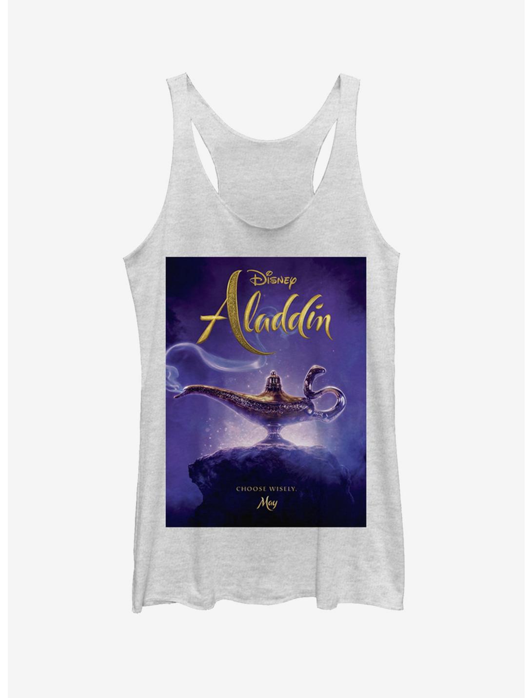 Disney Aladdin 2019 Aladdin Live Action Cover Womens Tank, WHITE HTR, hi-res