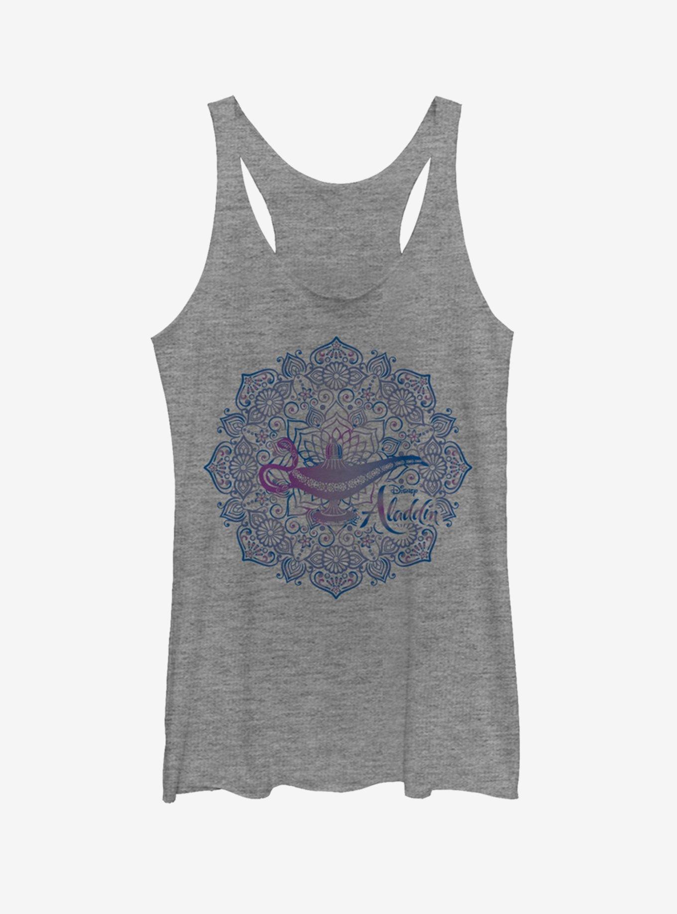 Disney Aladdin 2019 Lamp Mandala Womens Tank