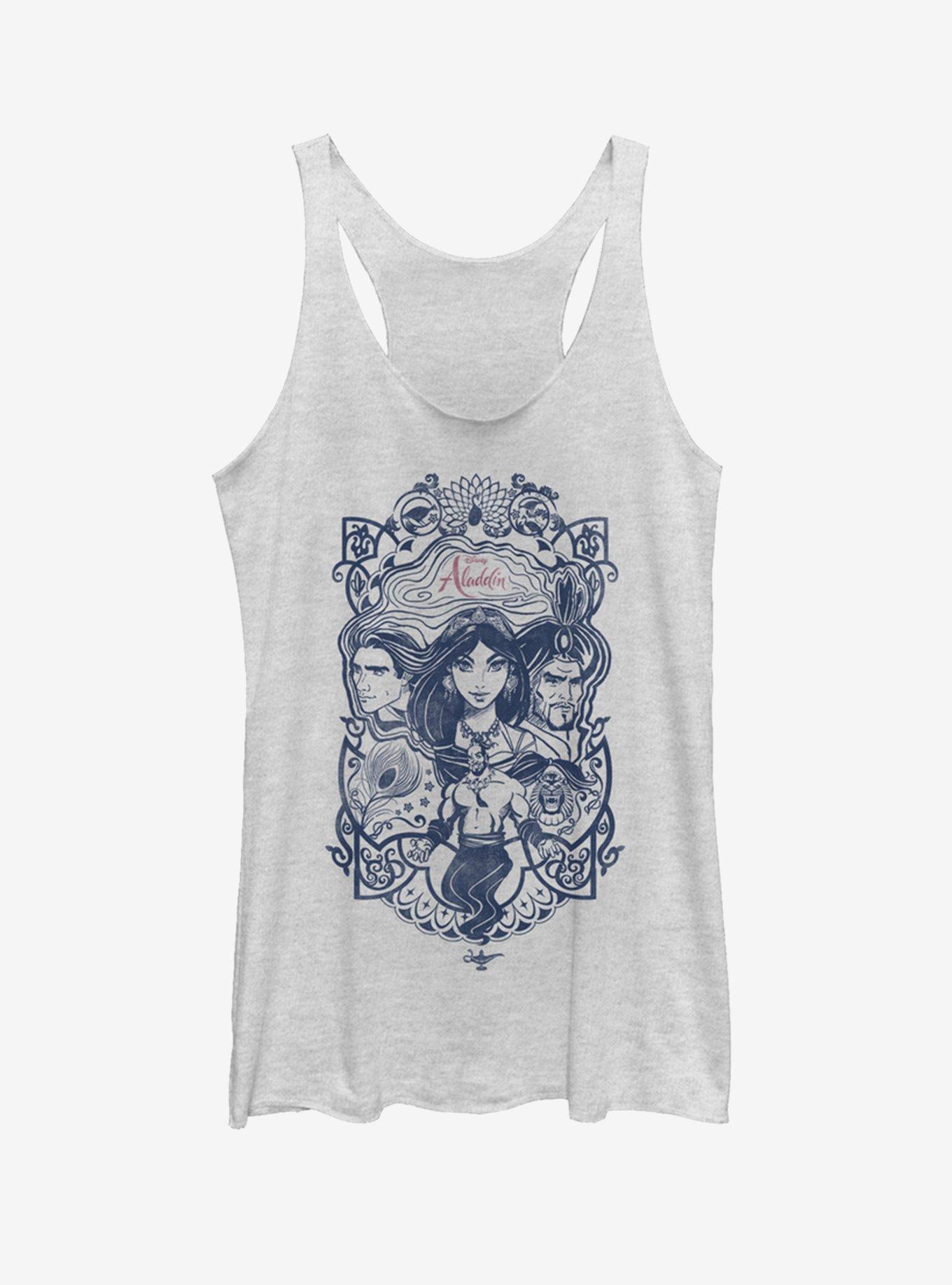 Disney Aladdin 2019 Vintage Aladdin Collage Womens Tank, , hi-res