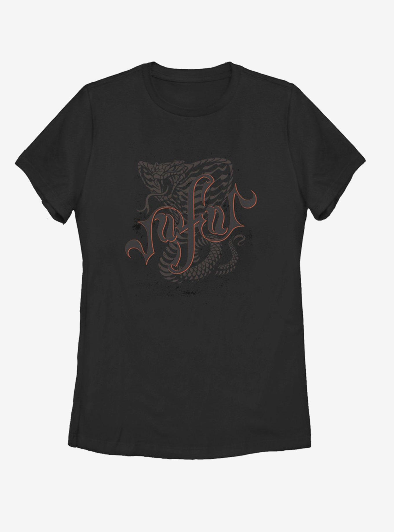 Disney Aladdin 2019 Neon Jafar Womens T-Shirt, BLACK, hi-res