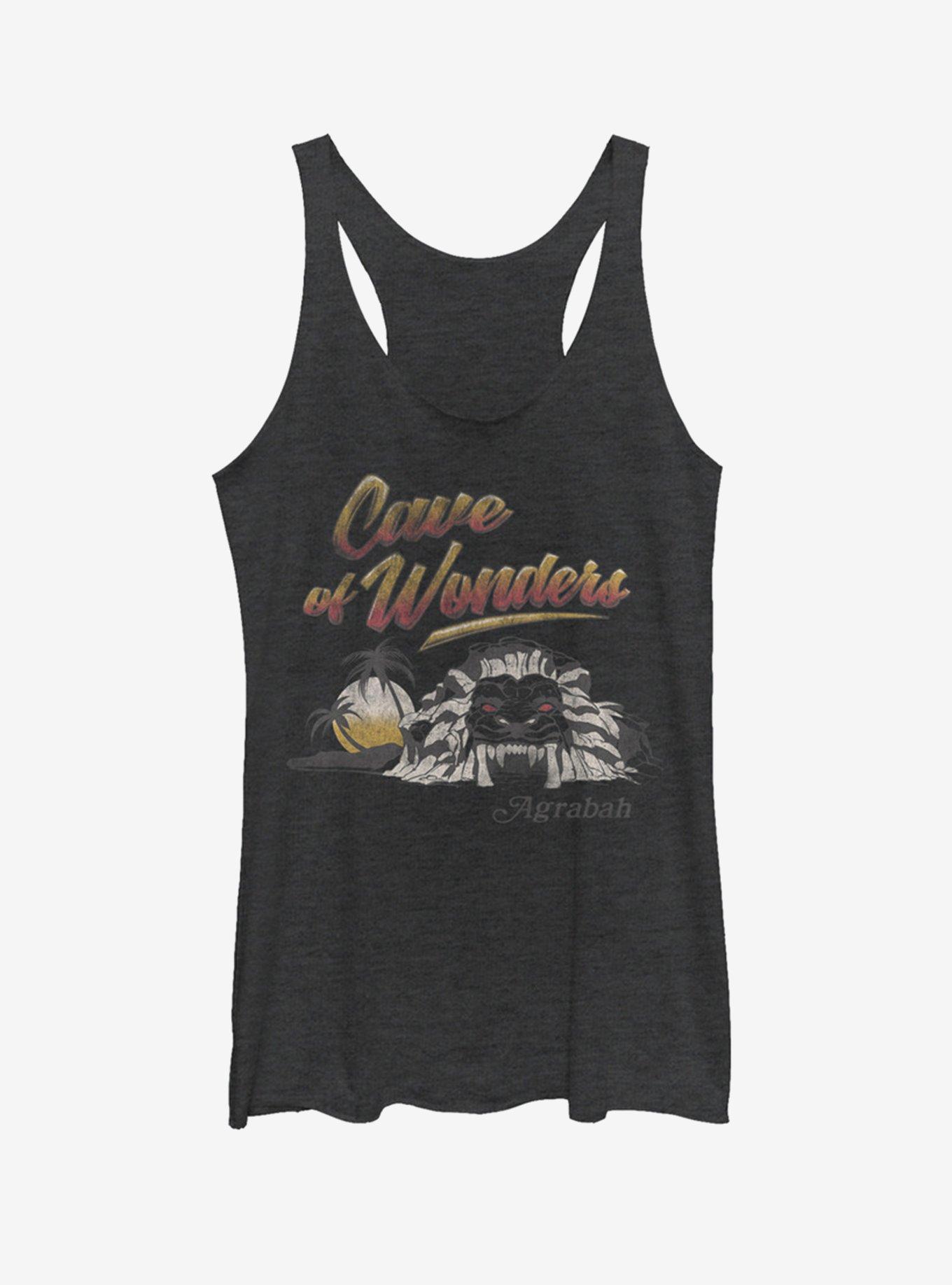 Disney Aladdin 2019 Cave Of Wonder Womens Tank, BLK HTR, hi-res