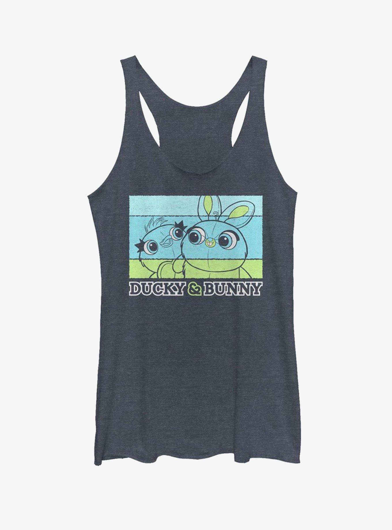 Disney Pixar Toy Story 4 Ducky And Bunny Womens Tank, NAVY HTR, hi-res
