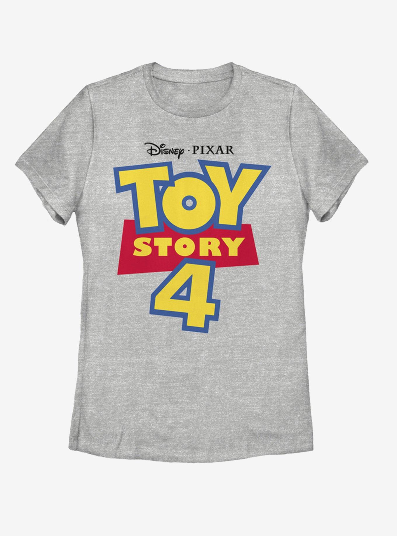 Disney Pixar Toy Story 4 Full Color Logo Womens T-Shirt