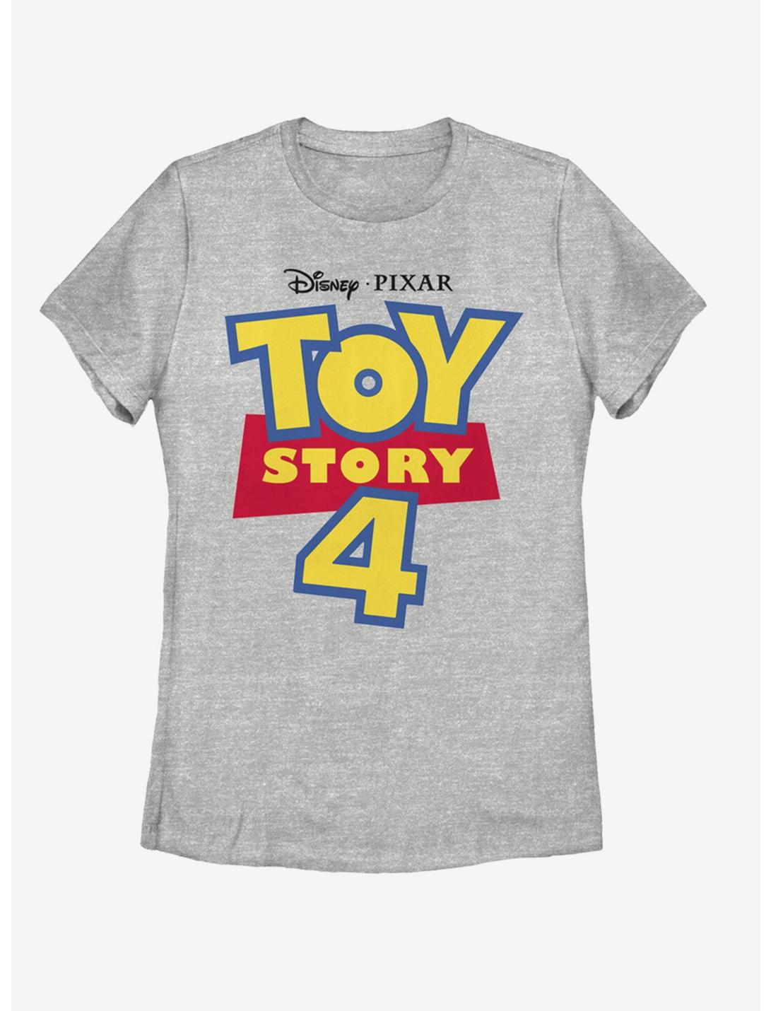 Disney Pixar Toy Story 4 Full Color Logo Womens T-Shirt, ATH HTR, hi-res