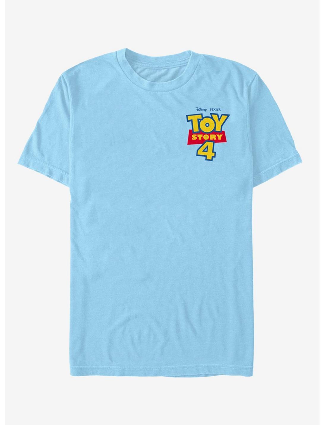 Disney Pixar Toy Story 4 Chest Color Logo T-Shirt, LT BLUE, hi-res