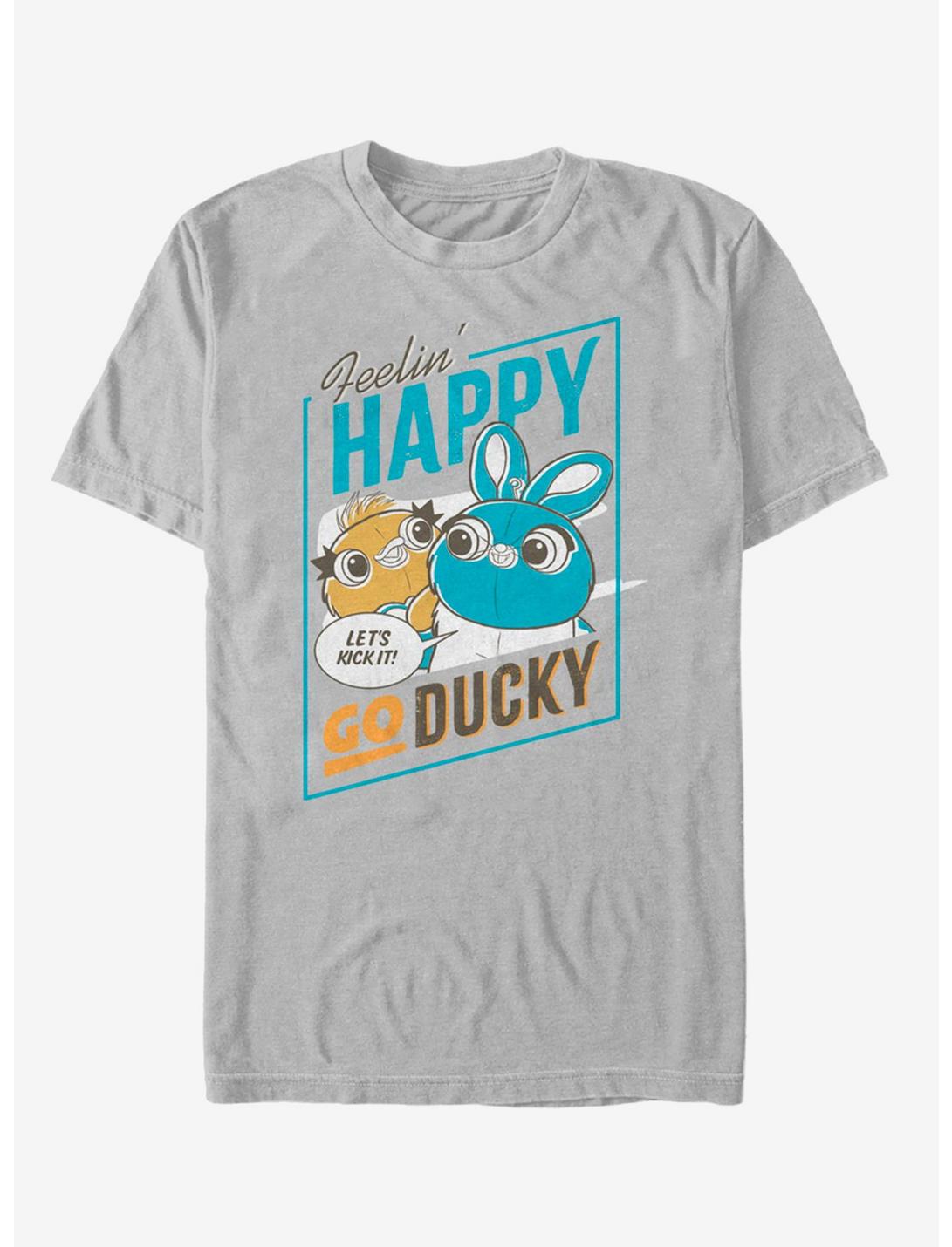 Disney Pixar Toy Story 4 Happy Go Ducky T-Shirt, SILVER, hi-res
