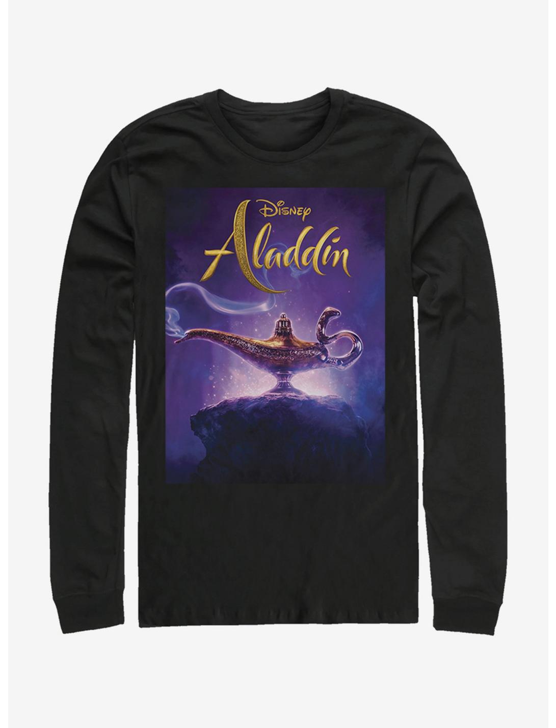 Disney Aladdin 2019 Aladdin Live Action Cover Long Sleeve T-Shirt, BLACK, hi-res