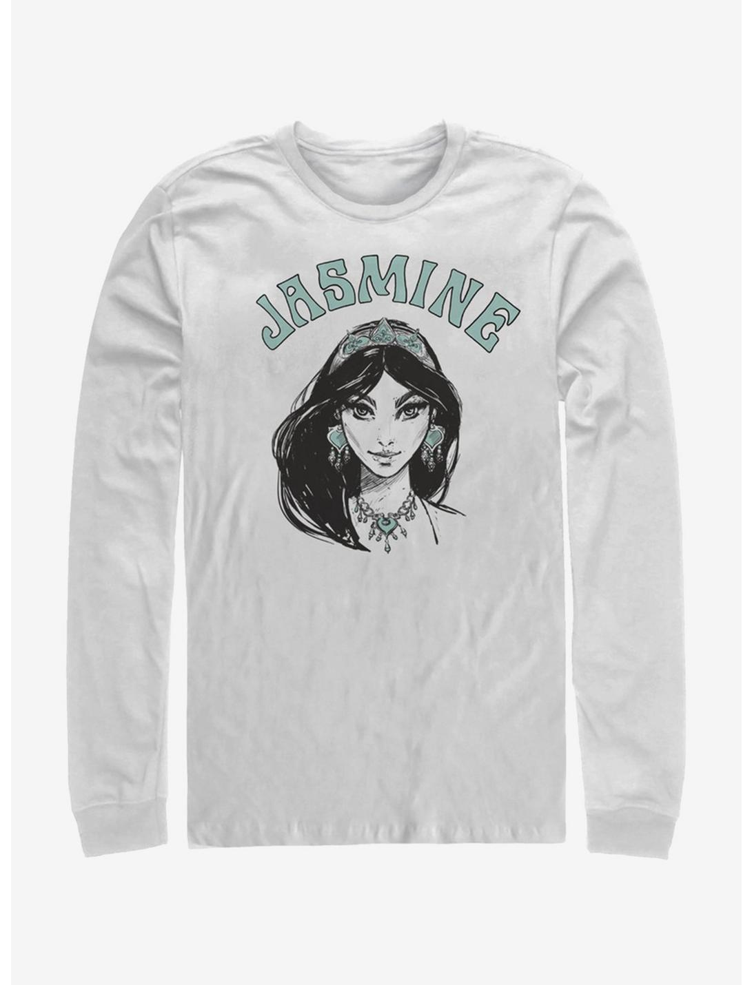 Disney Aladdin 2019 Jasmine Long Sleeve T-Shirt, WHITE, hi-res