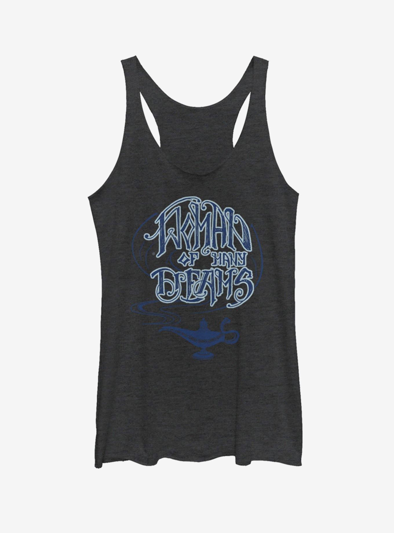 Disney Aladdin 2019 Women Of Many Dreams Womens Tank, BLK HTR, hi-res