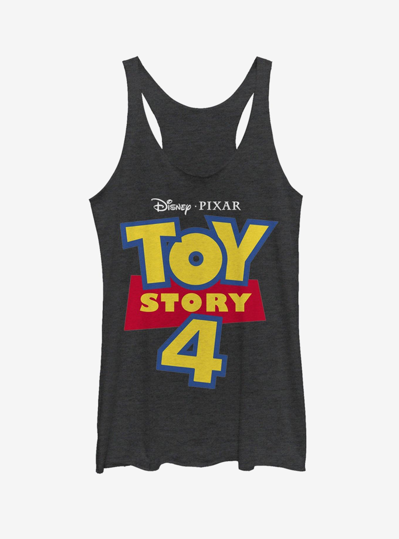 Disney Pixar Toy Story 4 Full Color Logo Womens Tank - BLACK | BoxLunch