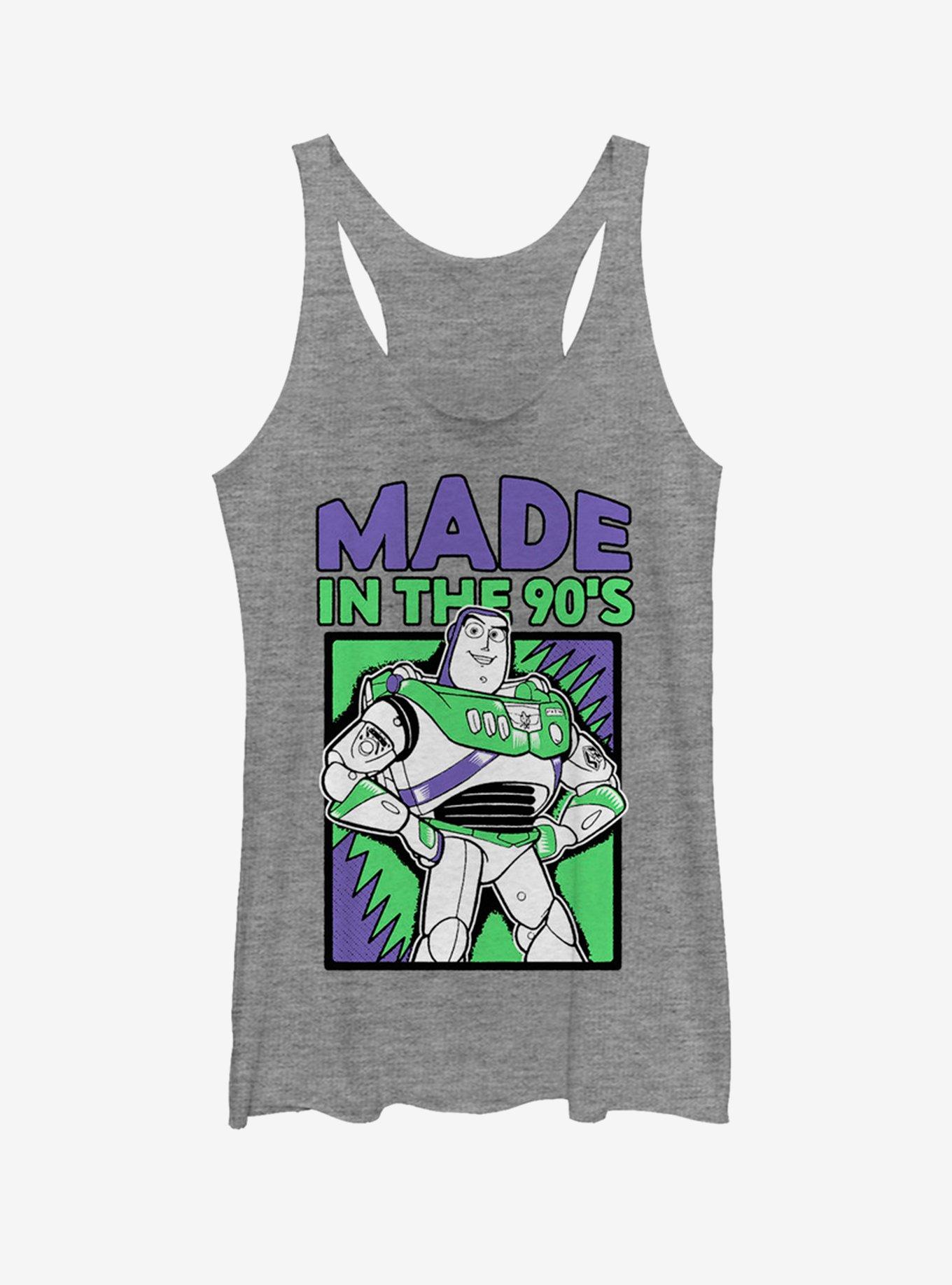 Disney Pixar Toy Story 4 Nineties Buzz Womens Tank, GRAY HTR, hi-res
