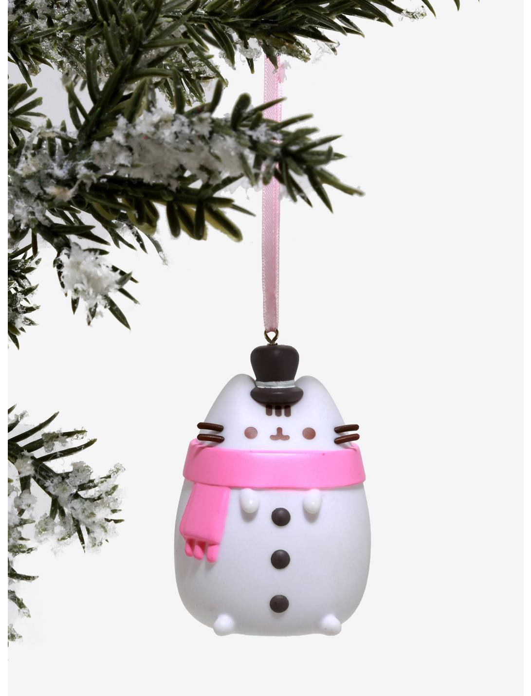 Pusheen Snowman Ornament, , hi-res