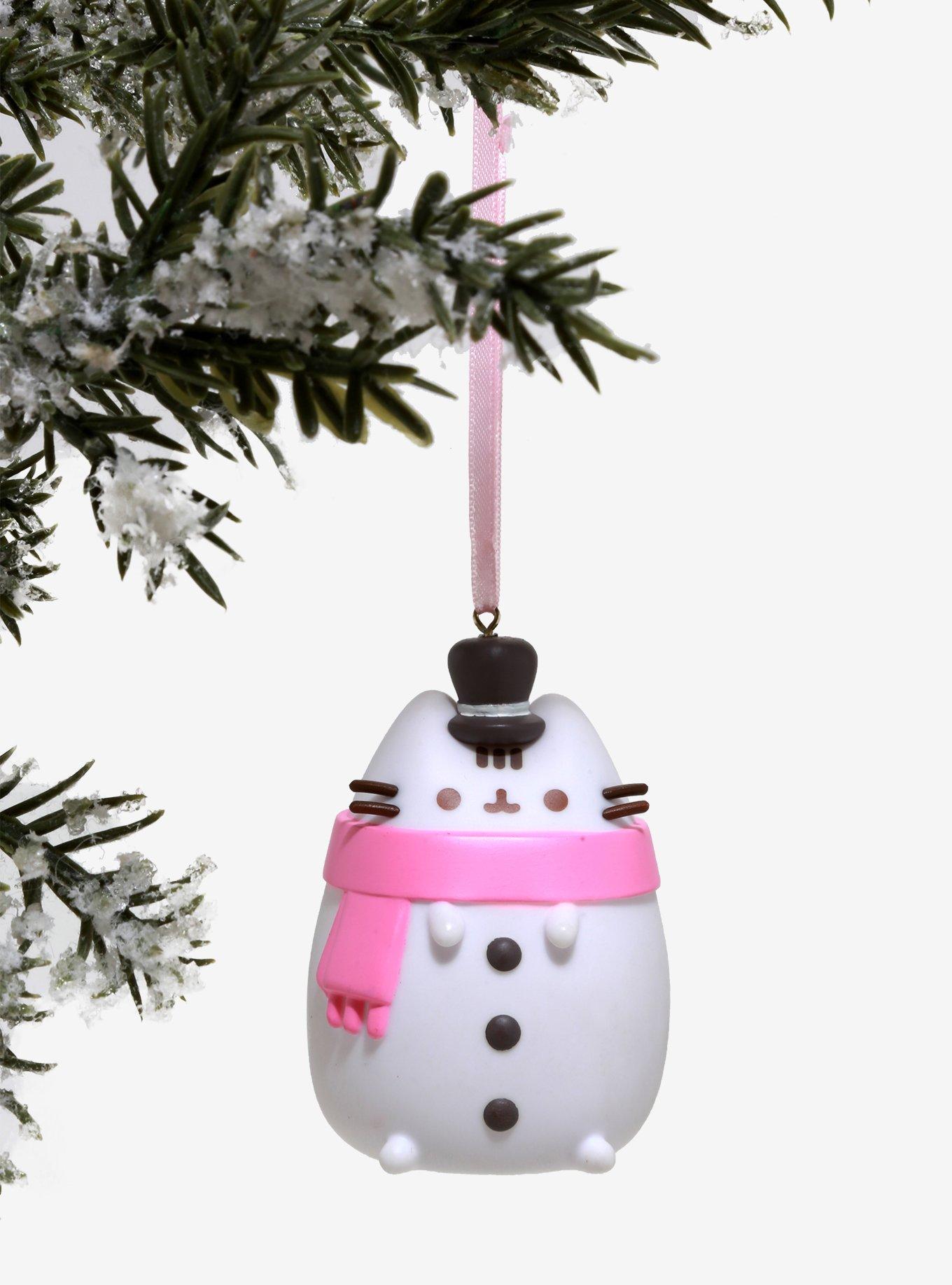 Pusheen Snowman Ornament, , hi-res