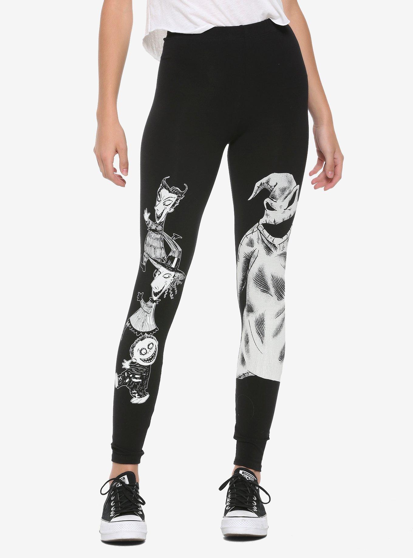 The Nightmare Before Christmas Oogie & Friends Leggings, BLACK, hi-res