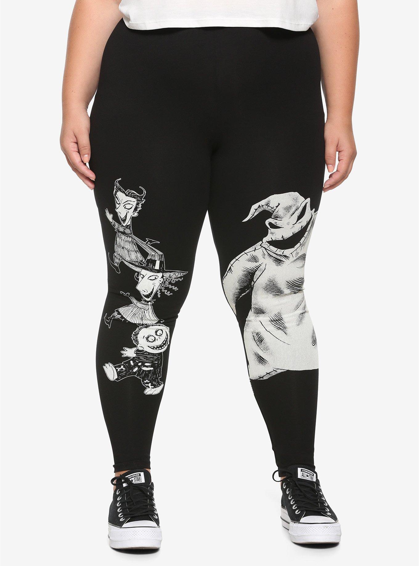 The Nightmare Before Christmas Oogie & Friends Leggings Plus Size, MULTI, hi-res