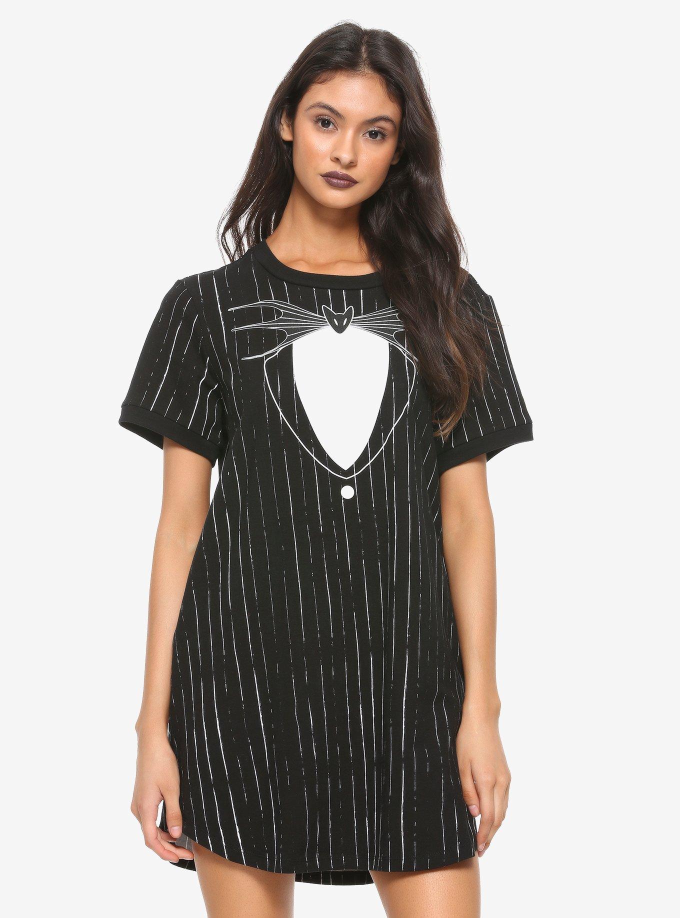 jack skellington dress shirt The Nightmare Before Christmas Jack Skellington Suit T-Shirt Dress
