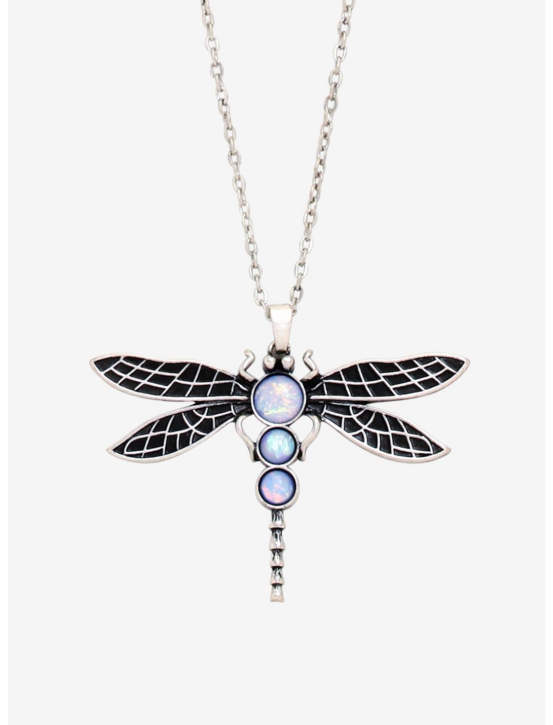 Dragonfly Opal Necklace, , hi-res