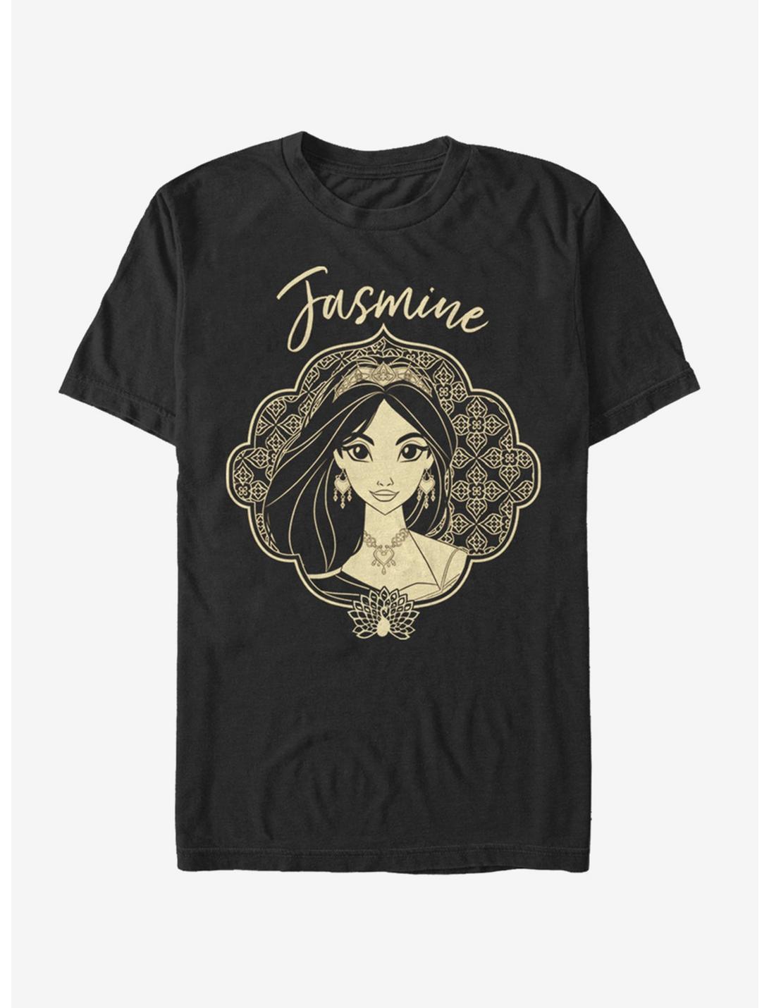 Disney Aladdin 2019 Jasmine Portrait T-Shirt, BLACK, hi-res